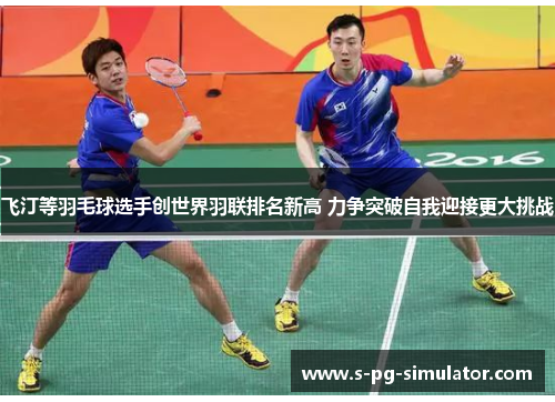 飞汀等羽毛球选手创世界羽联排名新高 力争突破自我迎接更大挑战